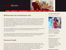 Tablet Screenshot of erotikdream.info